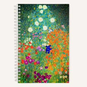 Gustav Klimt Flower Garden Notizbuch