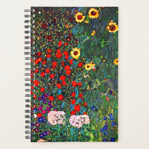 Gustav Klimt Flower Garden Planer