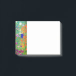 Gustav Klimt Flower Garden Post-it Klebezettel<br><div class="desc">Post-it Notes mit Gustav Klimts Ölgemälde Blumengarten (1906). Ein schöner Garten mit lila,  roten,  weißen,  blauen und orangefarbenen Blume. Ein großartiges Geschenk für Jugendliche und österreichische Kunstliebhaber.</div>