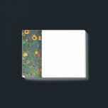Gustav Klimt Flower Garden Post-it Klebezettel<br><div class="desc">Post-it Notes mit Gustav Klimts Ölgemälde Farm Garden mit Sonnenblumen (1907). Ein wunderschöner Garten mit Sonnenblumen und exquisiten blauen,  roten,  lila,  rosa und weißen Blume. Ein großartiges Geschenk für Jugendliche und österreichische Kunstliebhaber.</div>