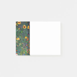 Gustav Klimt Flower Garden Post-it Klebezettel