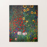 Gustav Klimt Flower Garden Puzzle<br><div class="desc">Puzzle mit Gustav Klimts Gemäldegarten mit Sonnenblumen (1907). Ein wunderschöner Garten mit Sonnenblumen und exquisiten blauen,  roten,  lila,  rosa und weißen Blume. Ein großartiges Geschenk für Jugendliche und österreichische Kunstliebhaber.</div>