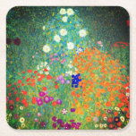 Gustav Klimt Flower Garden Rechteckiger Pappuntersetzer<br><div class="desc">Untersetzer mit Gustav Klimts Ölgemälde Blumengarten (1906). Ein schöner Garten mit lila,  roten,  weißen,  blauen und orangefarbenen Blume. Ein großartiges Geschenk für Jugendliche und österreichische Kunstliebhaber.</div>