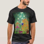 Gustav Klimt Flower Garden T-Shirt<br><div class="desc">T - Shirt mit Gustav Klimts Ölgemälde Blumengarten (1906). Ein schöner Garten mit lila,  roten,  weißen,  blauen und orangefarbenen Blume. Ein großartiges Geschenk für Jugendliche und österreichische Kunstliebhaber.</div>