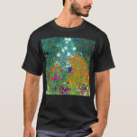 Gustav Klimt Flower Garden  T-Shirt<br><div class="desc">Gustav Klimt Blumengarten.Karo unsere Gartenarbeit in Shirts für die besten in einzigartigen oder maßgeschneiderten Stücken aus unseren Bekleidungsläden</div>