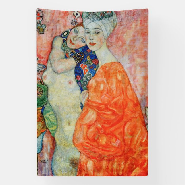 Gustav Klimt - Frauenfreunde Banner (Vertikal)