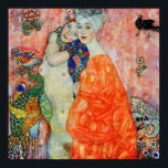 Gustav Klimt - Frauenfreunde Poster<br><div class="desc">Freundinnen - Gustav Klimt,  Öl auf Leinwand,  1916-17 (1945 zerstört)</div>