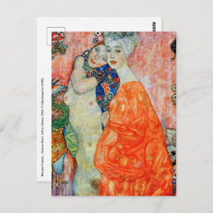 Gustav Klimt - Frauenfreunde Postkarte