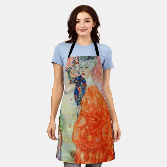 Gustav Klimt - Frauenfreunde Schürze (Getragen)