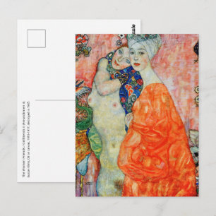 Gustav Klimt - Frauenfreundschaft Postkarte
