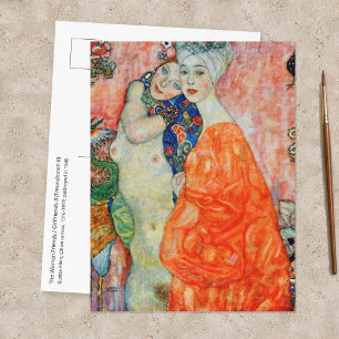 Gustav Klimt - Frauenfreundschaft Postkarte