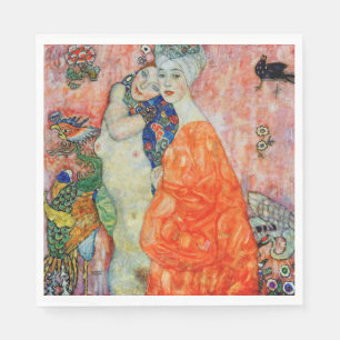Gustav Klimt - Frauenfreundschaft Serviette