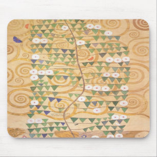 Gustav Klimt Frieze Lebensbaum-Mauspad Mousepad