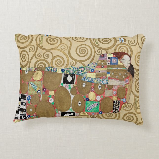 Gustav Klimt Fulfillment Dekokissen (Rückseite)