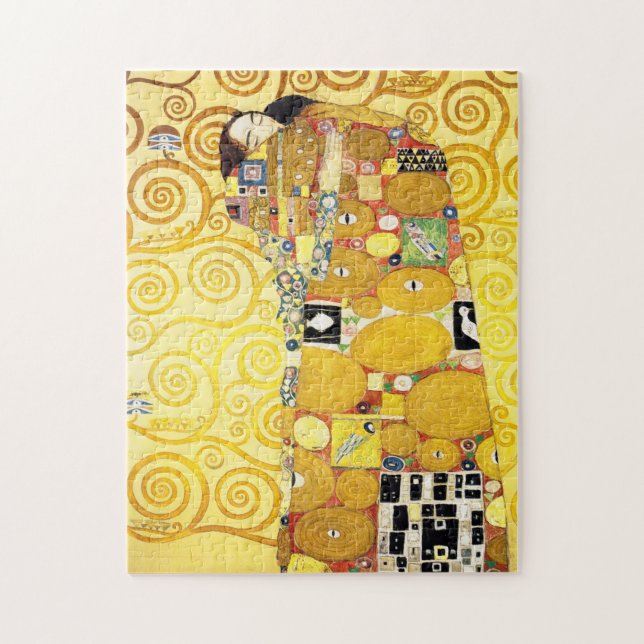 Gustav Klimt Fulfillment Fulfillment Falknerei Puzzle (Vertikal)