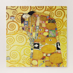 Gustav Klimt Fulfillment Lovers Kunstvoll wandern Puzzle