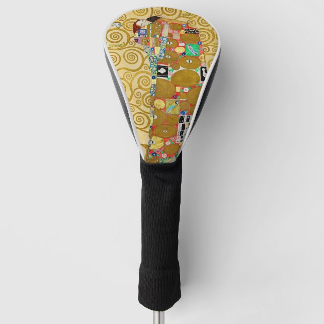 Gustav Klimt Fulfillment Nouveau Couple Golf Headcover (Vorderseite)