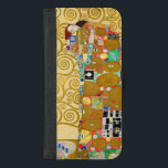Gustav Klimt Fulfillment Nouveau Couple iPhone 8/7 Plus Geldbeutel-Hülle<br><div class="desc">Gustav Klimt,  Fulfilment 1910-1911 Jugendstil-Paar mit Klimts charakteristischem,  wirbelndes Design und schöner Goldmalerei.</div>