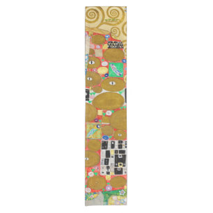 Gustav Klimt Fulfillment Nouveau Couple Kurzer Tischläufer