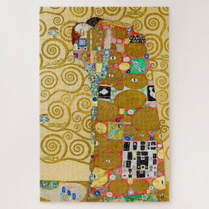 Gustav Klimt Fulfillment Nouveau Couple Puzzle