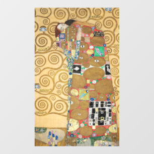 Gustav Klimt - Fulfillment, Stoclet Frieze Fensteraufkleber