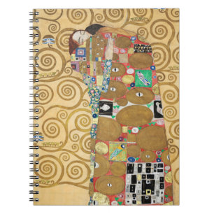 Gustav Klimt - Fulfillment, Stoclet Frieze Notizblock