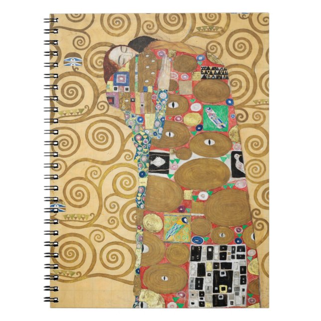 Gustav Klimt - Fulfillment, Stoclet Frieze Notizblock (Vorderseite)