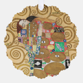 Gustav Klimt - Fulfillment, Stoclet Frieze Ornament Karte