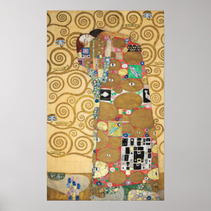 Gustav Klimt - Fulfillment, Stoclet Frieze Poster