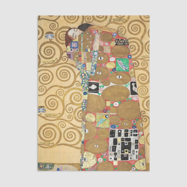 Gustav Klimt - Fulfillment, Stoclet Frieze Seidenpapier (Von Creator hochgeladen)