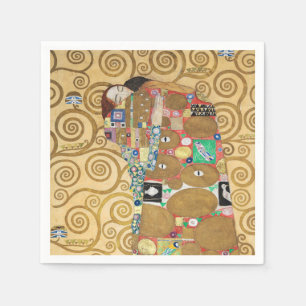 Gustav Klimt - Fulfillment, Stoclet Frieze Serviette