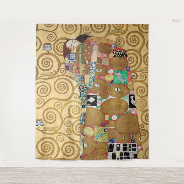 Gustav Klimt - Fulfillment, Stoclet Frieze Wandteppich (Vorderseite)