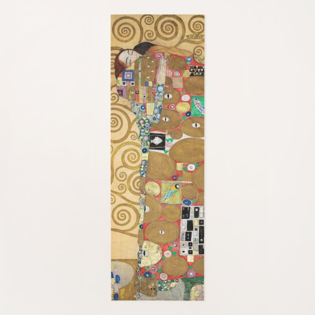 Gustav Klimt - Fulfillment, Stoclet Frieze Yogamatte (Vorderseite)