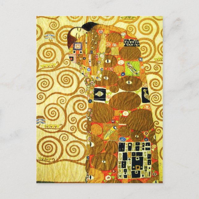 Gustav Klimt Fulfilment Postkarte (Vorderseite)