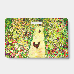 Gustav Klimt Garten mit Hühnern Ausweis