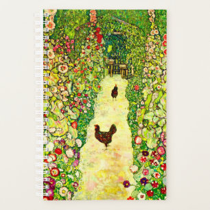 Gustav Klimt Garten mit Hühnern Planer