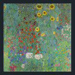 Gustav Klimt - Garten mit Sonnenblumen Acryl Wandkunst<br><div class="desc">Garten mit Sonnenblumen / Bauerngarten mit Sonnenblumen - Gustav Klimt in 1905-1906</div>