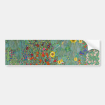 Gustav Klimt - Garten mit Sonnenblumen