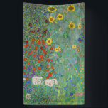 Gustav Klimt - Garten mit Sonnenblumen Banner<br><div class="desc">Garten mit Sonnenblumen / Bauerngarten mit Sonnenblumen - Gustav Klimt in 1905-1906</div>