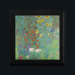 Gustav Klimt - Garten mit Sonnenblumen Erinnerungskiste<br><div class="desc">Garten mit Sonnenblumen / Bauerngarten mit Sonnenblumen - Gustav Klimt in 1905-1906</div>