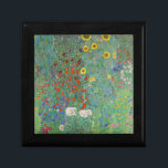 Gustav Klimt - Garten mit Sonnenblumen Erinnerungskiste<br><div class="desc">Garten mit Sonnenblumen / Bauerngarten mit Sonnenblumen - Gustav Klimt in 1905-1906</div>