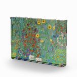 Gustav Klimt - Garten mit Sonnenblumen Fotoblock<br><div class="desc">Garten mit Sonnenblumen / Bauerngarten mit Sonnenblumen - Gustav Klimt in 1905-1906</div>