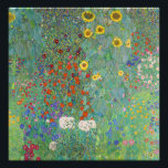 Gustav Klimt - Garten mit Sonnenblumen Fotodruck<br><div class="desc">Garten mit Sonnenblumen / Bauerngarten mit Sonnenblumen - Gustav Klimt in 1905-1906</div>