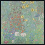 Gustav Klimt - Garten mit Sonnenblumen Galerieleinwand<br><div class="desc">Garten mit Sonnenblumen / Bauerngarten mit Sonnenblumen - Gustav Klimt in 1905-1906</div>