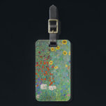 Gustav Klimt - Garten mit Sonnenblumen Gepäckanhänger<br><div class="desc">Garten mit Sonnenblumen / Bauerngarten mit Sonnenblumen - Gustav Klimt in 1905-1906</div>