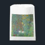 Gustav Klimt - Garten mit Sonnenblumen Geschenktütchen<br><div class="desc">Garten mit Sonnenblumen / Bauerngarten mit Sonnenblumen - Gustav Klimt in 1905-1906</div>