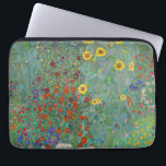 Gustav Klimt - Garten mit Sonnenblumen Laptopschutzhülle<br><div class="desc">Garten mit Sonnenblumen / Bauerngarten mit Sonnenblumen - Gustav Klimt in 1905-1906</div>