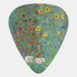 Gustav Klimt - Garten mit Sonnenblumen Plektrum<br><div class="desc">Garten mit Sonnenblumen / Bauerngarten mit Sonnenblumen - Gustav Klimt in 1905-1906</div>