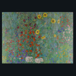 Gustav Klimt - Garten mit Sonnenblumen Schneidebrett<br><div class="desc">Garten mit Sonnenblumen / Bauerngarten mit Sonnenblumen - Gustav Klimt in 1905-1906</div>