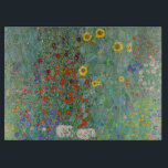 Gustav Klimt - Garten mit Sonnenblumen Schneidebrett<br><div class="desc">Garten mit Sonnenblumen / Bauerngarten mit Sonnenblumen - Gustav Klimt in 1905-1906</div>